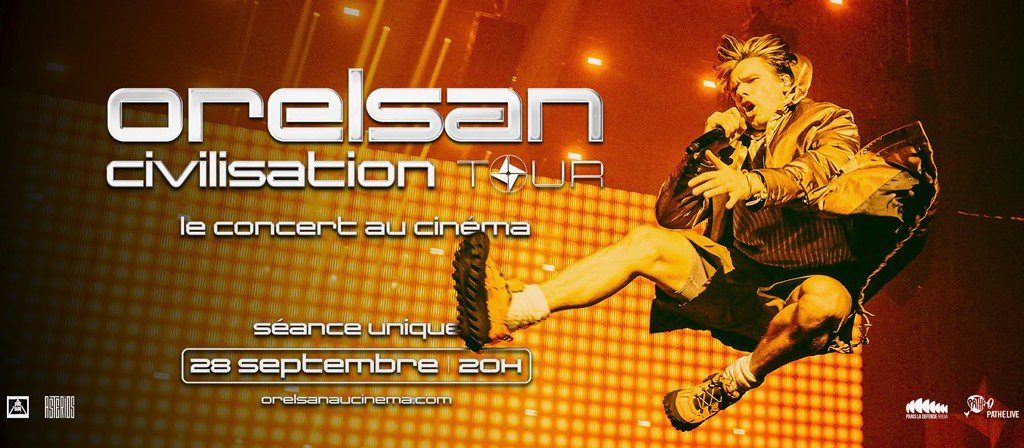 actualité ORELSAN CIVILISATION TOUR AU CINEMA