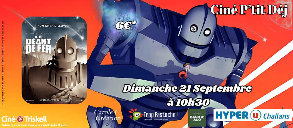 actualité Ciné P'tit Déj Le Géant de Fer