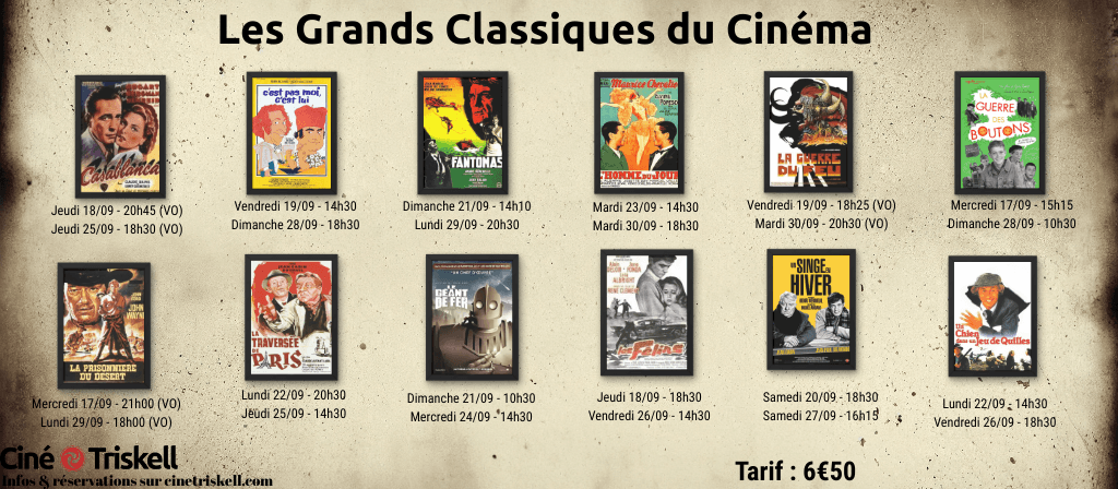 actualité Les Grands Classiques du cinéma
